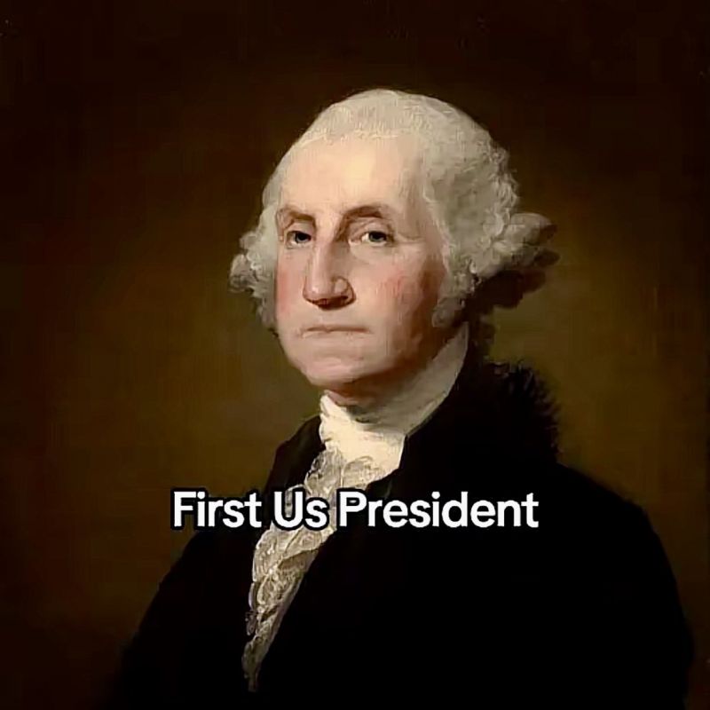 Image for the Tweet beginning: Drei erste US-Präsidenten und die